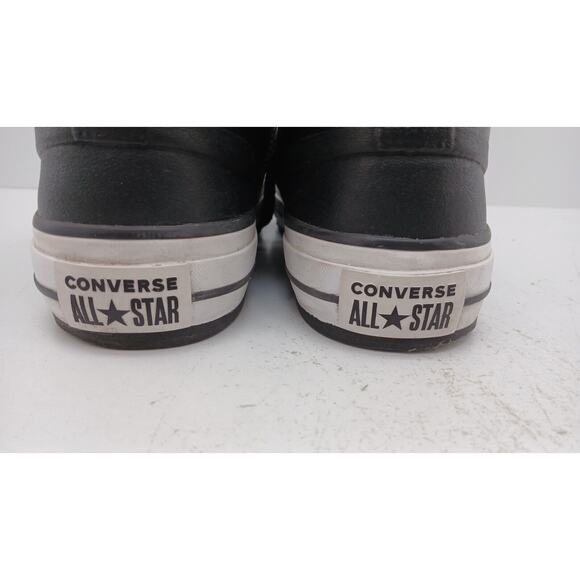 Converse Chuck Taylor All Star 157506C Black Street Boot High Top Unisex - Picture 13 of 13